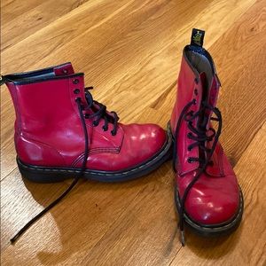 Cherry Red Dr. Martens Size 6